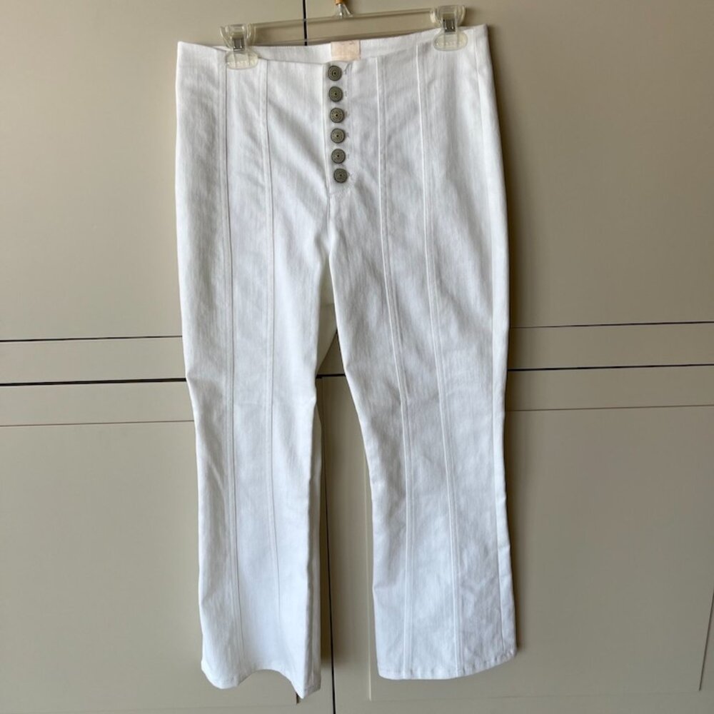 5 á 7 Cinque á Sept White Jeans size 6  NEW WITH TAGS